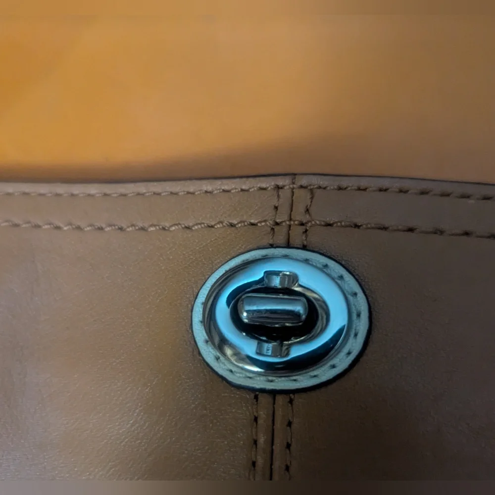 Vintage Coach Brown Leather Laptop Bag